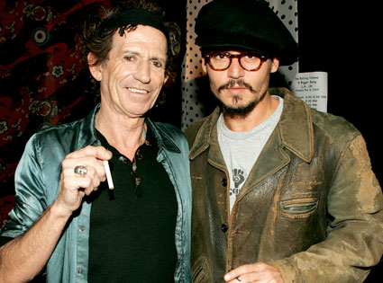 Keith Richards, Johnny Depp Keith Richards, Johnny Depp